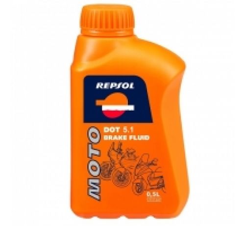 Тормозная жидкость REPSOL MOTO DOT 5.1 BRAKE FLUID CP-1/2  (500 ml)
